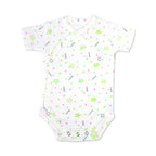 Printed Cotton Newborn Short Sleeve Sidesnap - 3 Pack Bundle