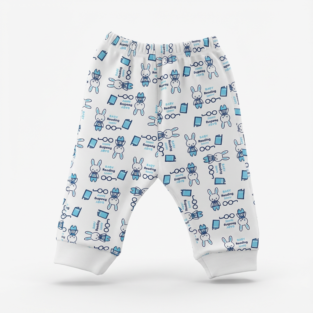 Printed Cotton Baby Pants – 1 Pack - Image 9