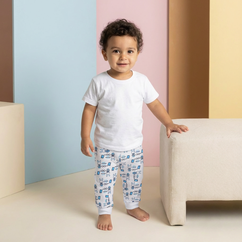 Printed Cotton Baby Pants – 1 Pack - Image 12