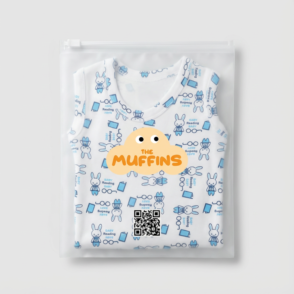 Printed Cotton Baby Sleeveless Bodysuit – 1 Pack - Image 7