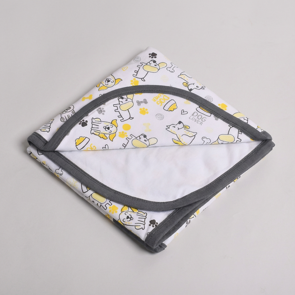 Printed Cotton Baby Blanket (Double-sided with hood) - Image 21
