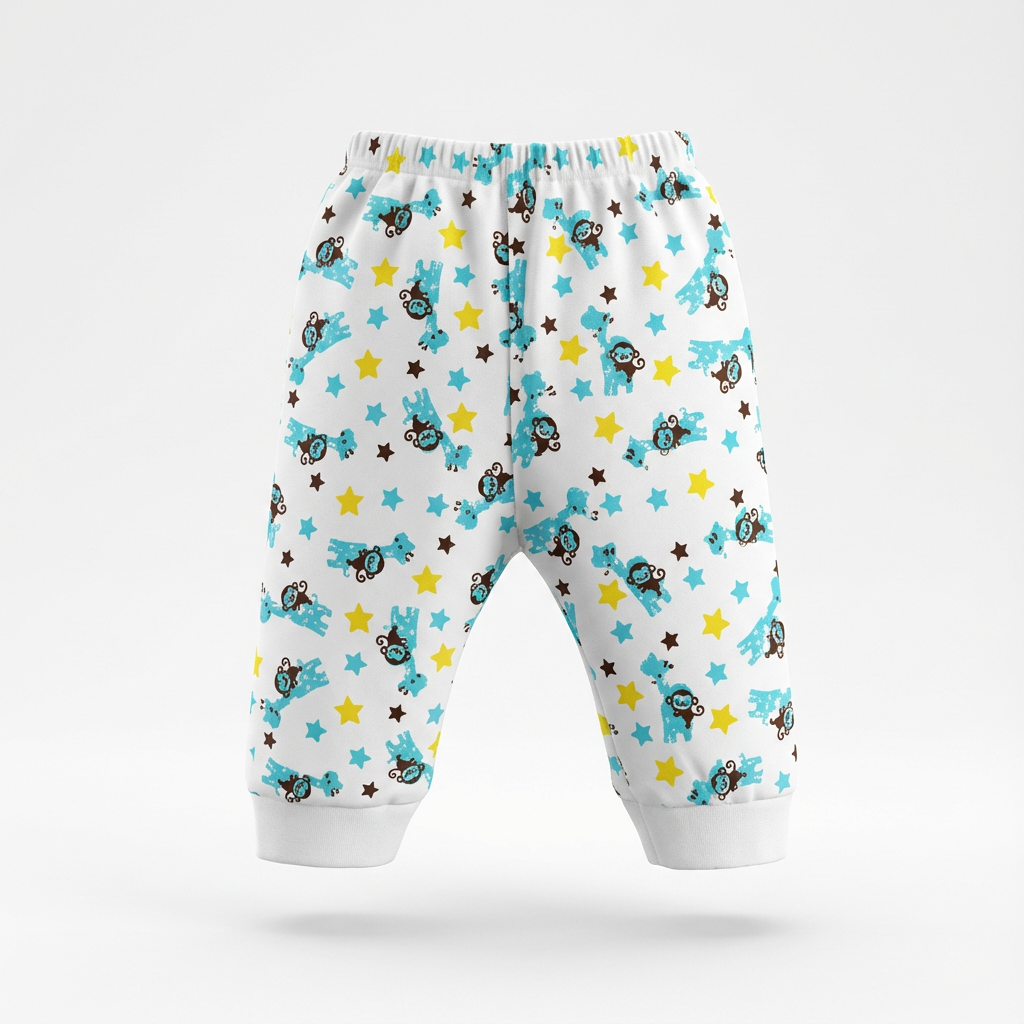 Printed Cotton Baby Pants – 1 Pack - Image 16