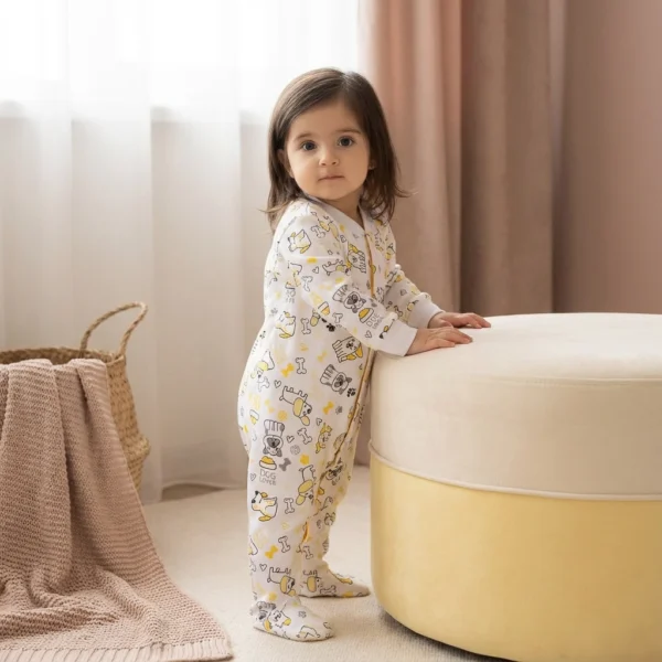 Printed Cotton Baby Footies – Build Your 3-Pack