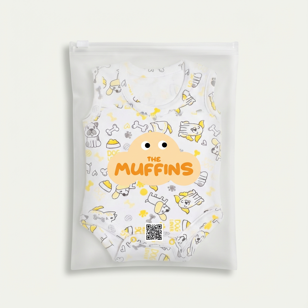 Printed Cotton Baby Sleeveless Bodysuit – 1 Pack - Image 21