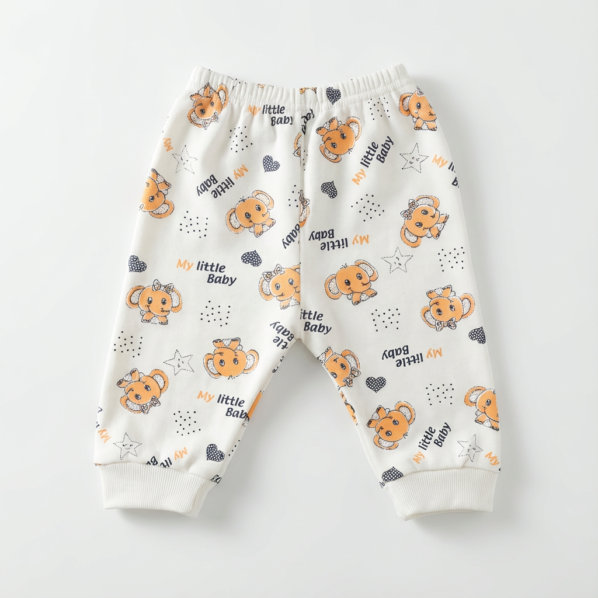 Printed Cotton Baby Pants – 1 Pack