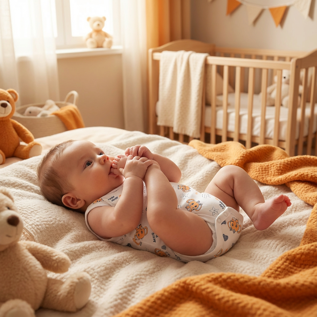 Printed Cotton Baby Sleeveless Bodysuit – 1 Pack - Image 24