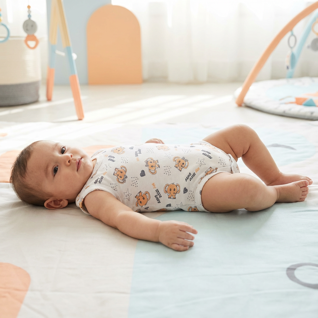 Printed Cotton Baby Sleeveless Bodysuit – 1 Pack - Image 25