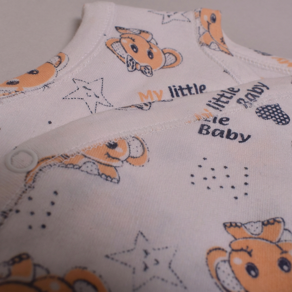 Printed Cotton Baby Sleeveless Sidesnap Bodysuit – 1 Pack - Image 25