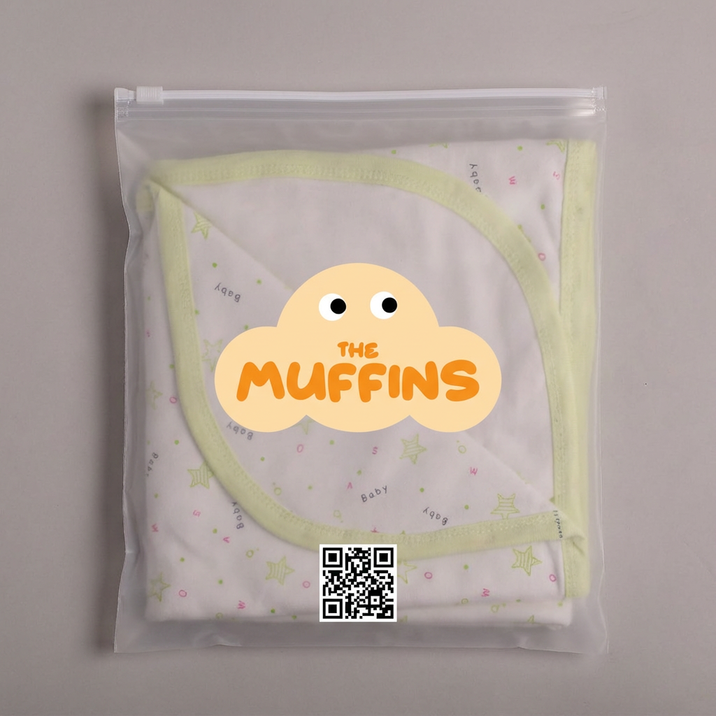 Printed Cotton Baby Blanket (Double-sided with hood) - Image 19