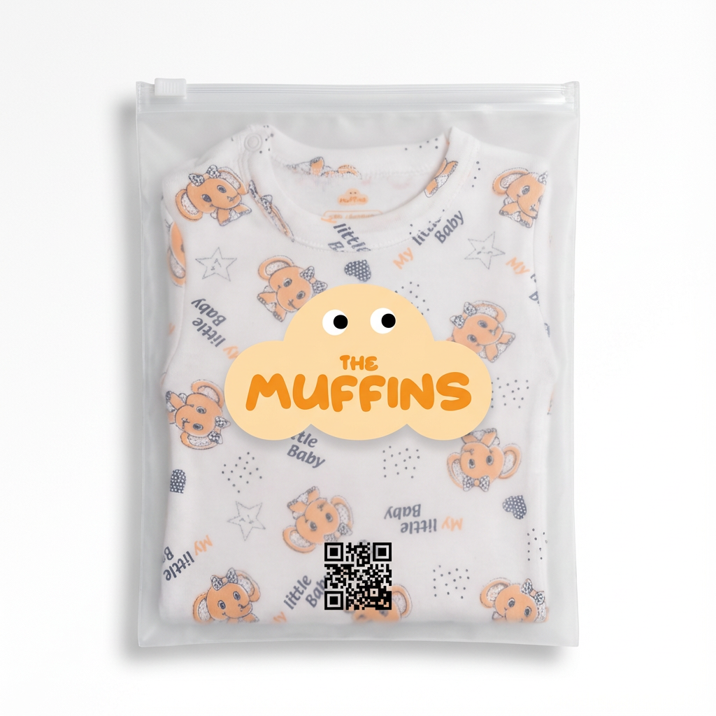 Printed Cotton Baby Short Sleeves Bodysuit – 1 Pack - Image 28