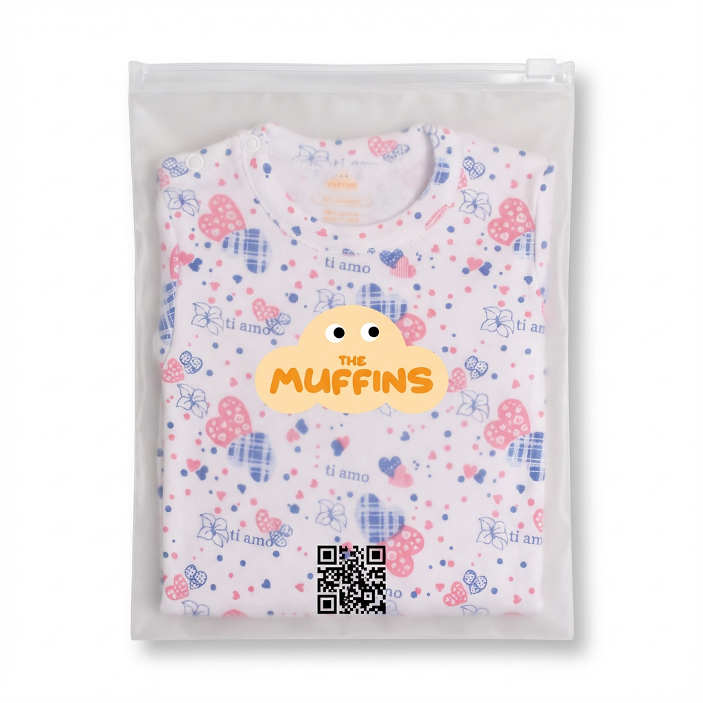 Printed Cotton Baby Short Sleeves Bodysuit – 1 Pack - Image 35
