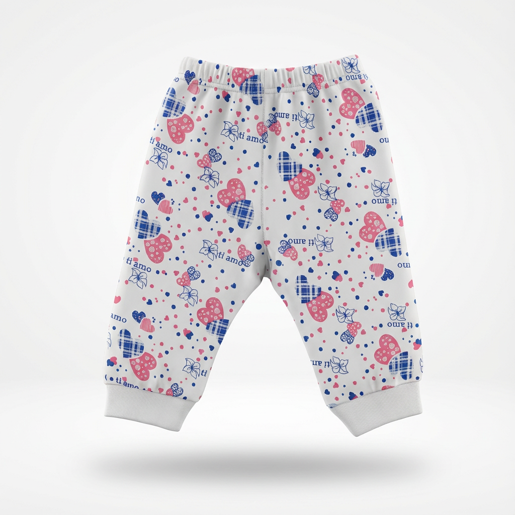 Printed Cotton Baby Pants – 1 Pack - Image 30