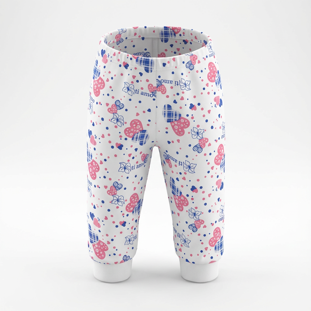 Printed Cotton Baby Pants – 1 Pack - Image 32