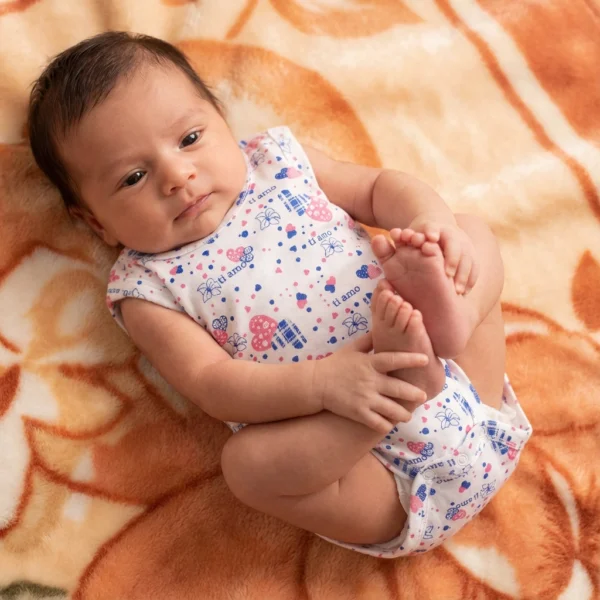 Printed Cotton Baby Sleeveless Bodysuit – Build Your Bundle (3 Pieces)