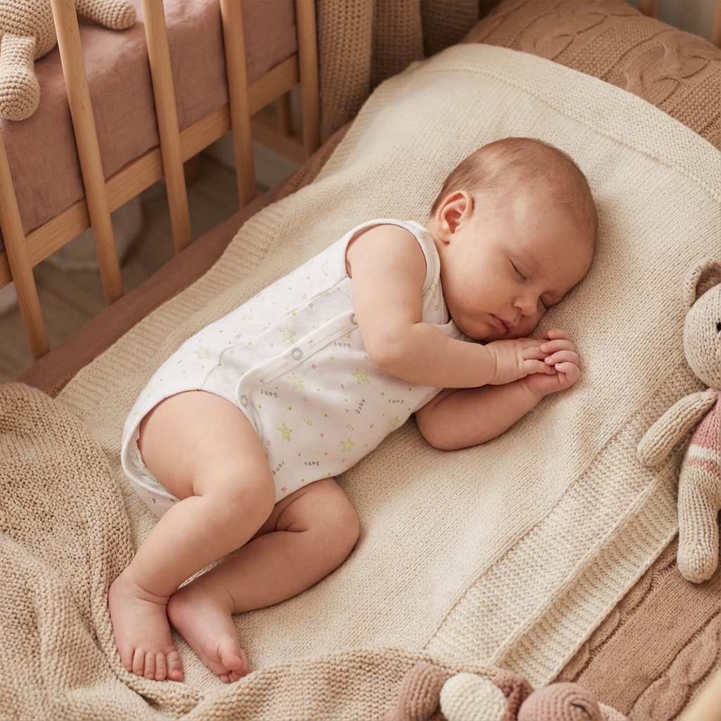 Printed Cotton Baby Sleeveless Sidesnap Bodysuit – 1 Pack - Image 37