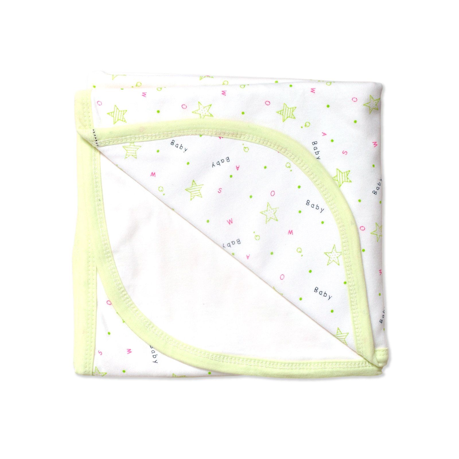 Printed Cotton Baby Hooded Blanket – Double-Sided - Image 5